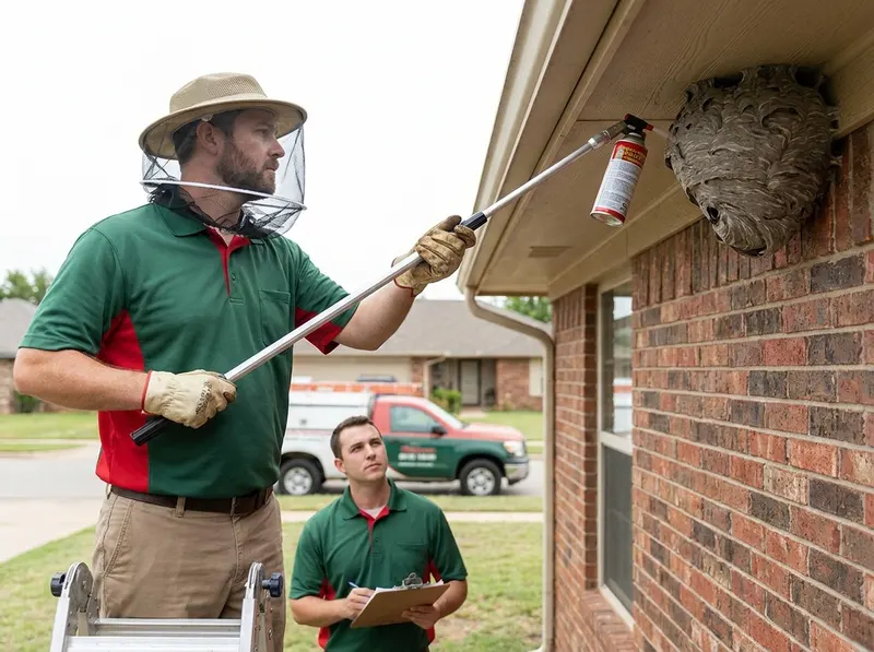 Wasp and Hornet Nest Removal in Oklahoma City, OK